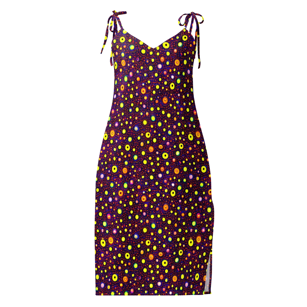 Cosmic Dotscape on Slip Dress — Front