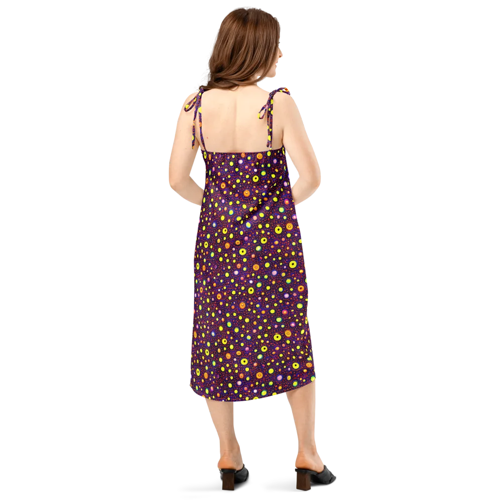 Cosmic Dotscape on Slip Dress — Back