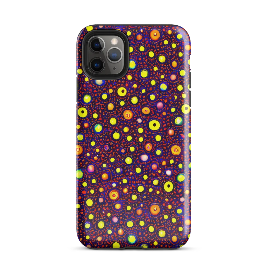 Cosmic Dotscape on Tough Case for iPhone® — Front