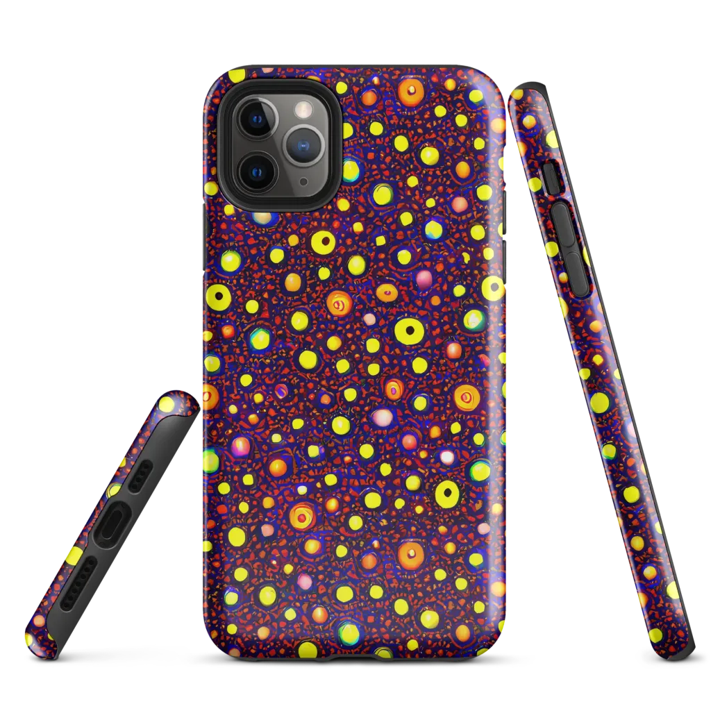 Cosmic Dotscape on Tough Case for iPhone® — Front