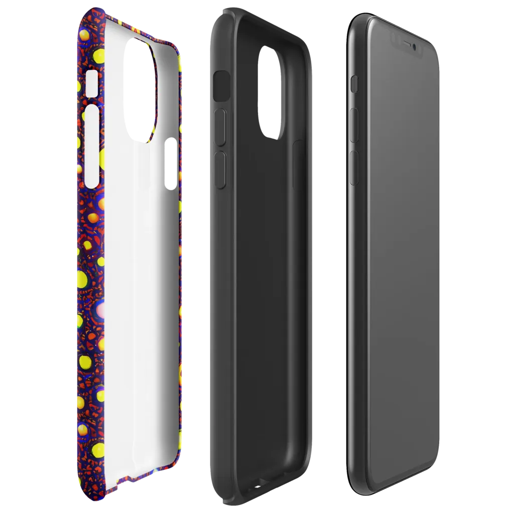 Cosmic Dotscape on Tough Case for iPhone® — Right