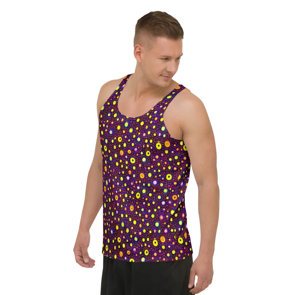 Cosmic Dotscape on Men's Tank Top — Left Front
