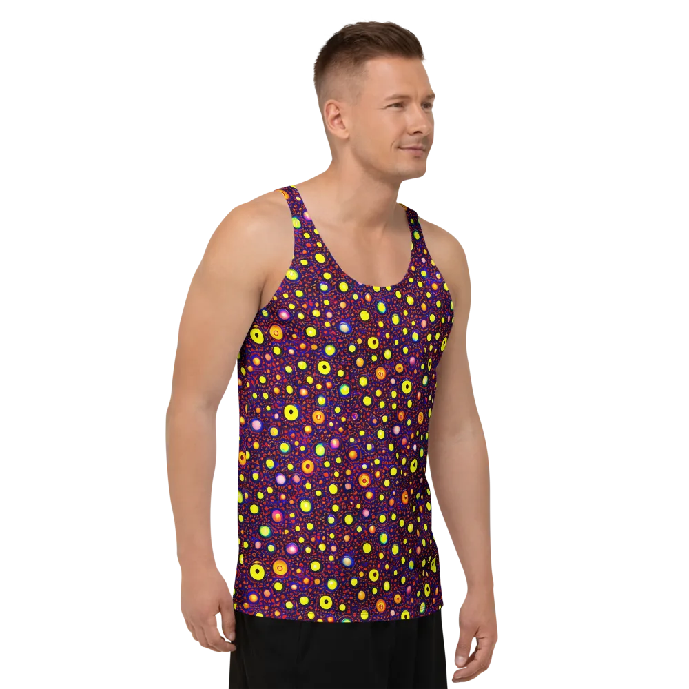 Cosmic Dotscape on Men's Tank Top — Right Front