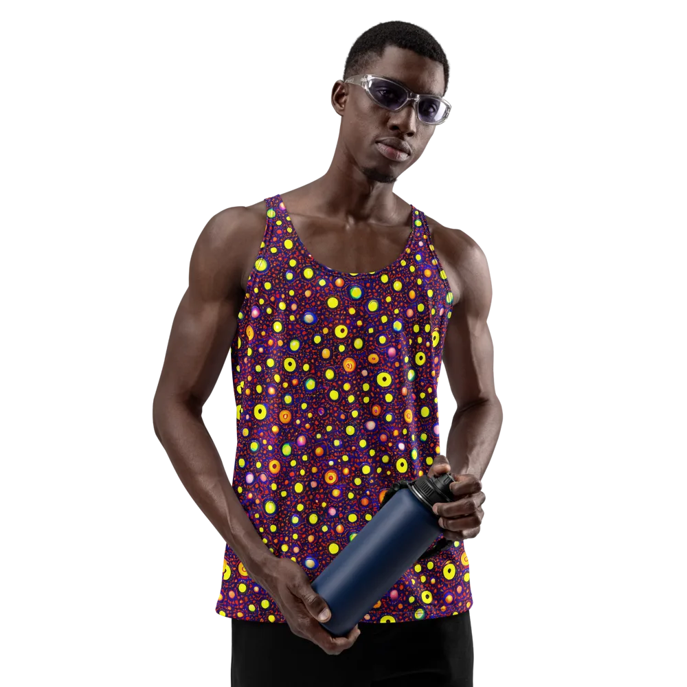 Cosmic Dotscape on Men's Tank Top — Front