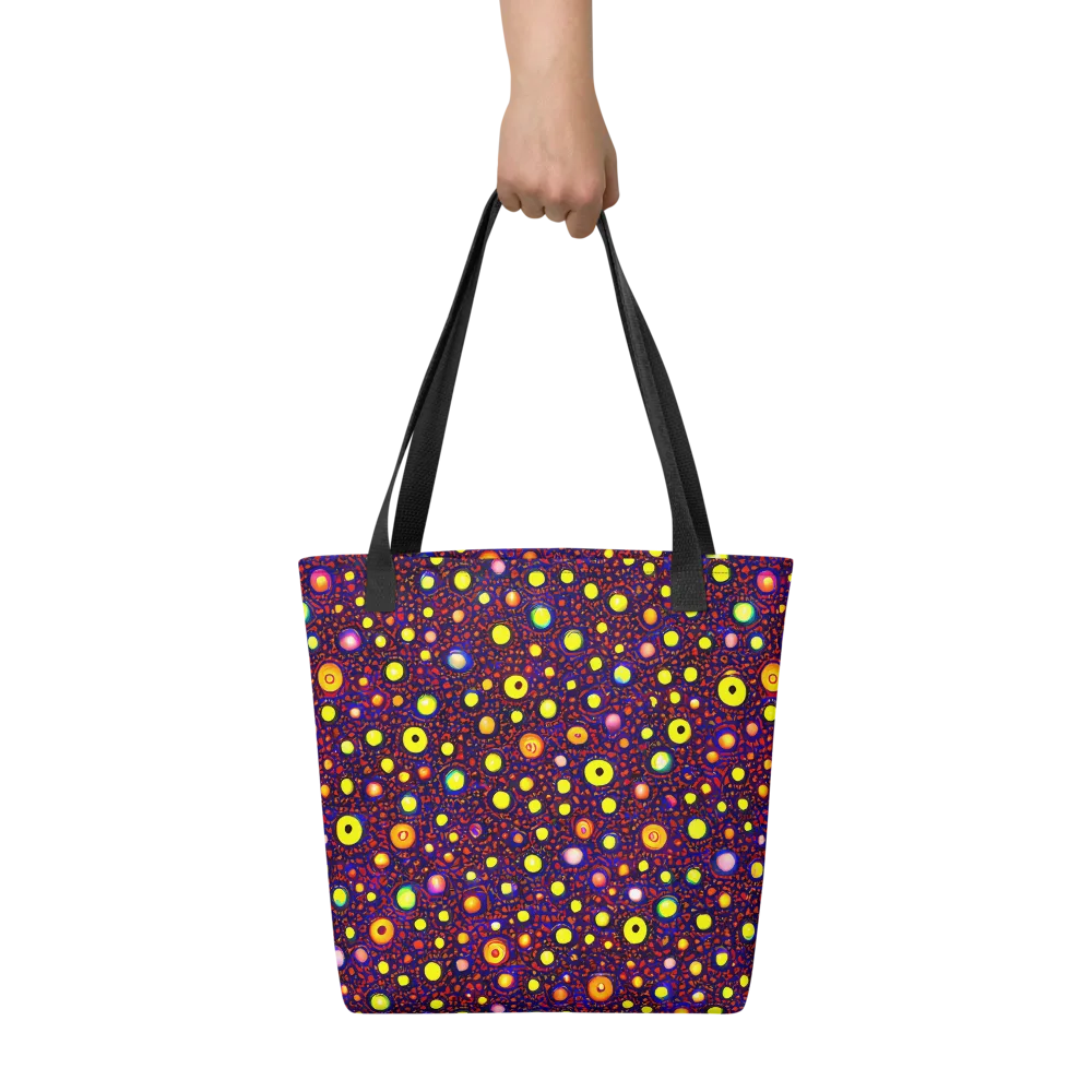 Cosmic Dotscape on Tote Bag — Front