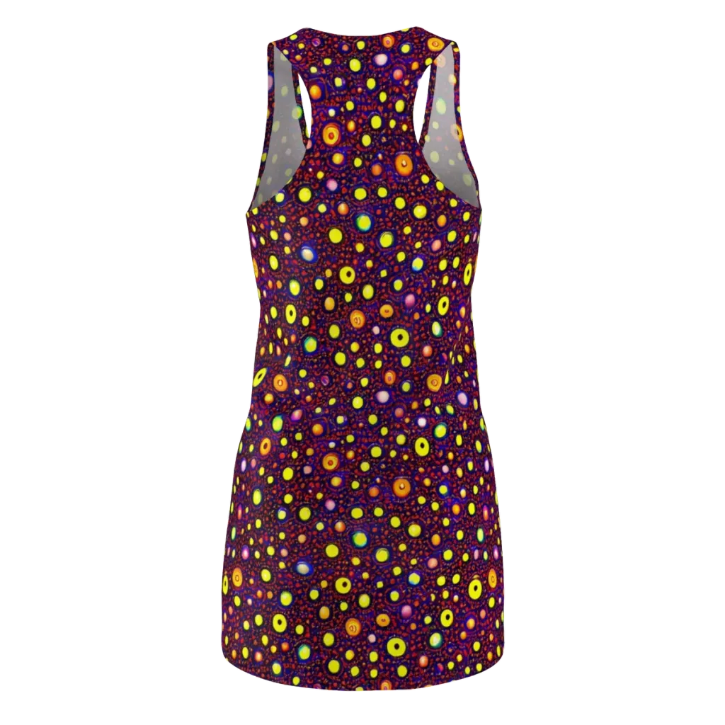Cosmic Dotscape on Racerback Dress — Back