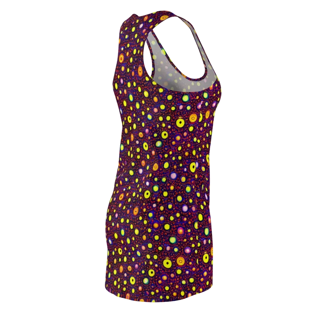 Cosmic Dotscape on Racerback Dress — Back Side
