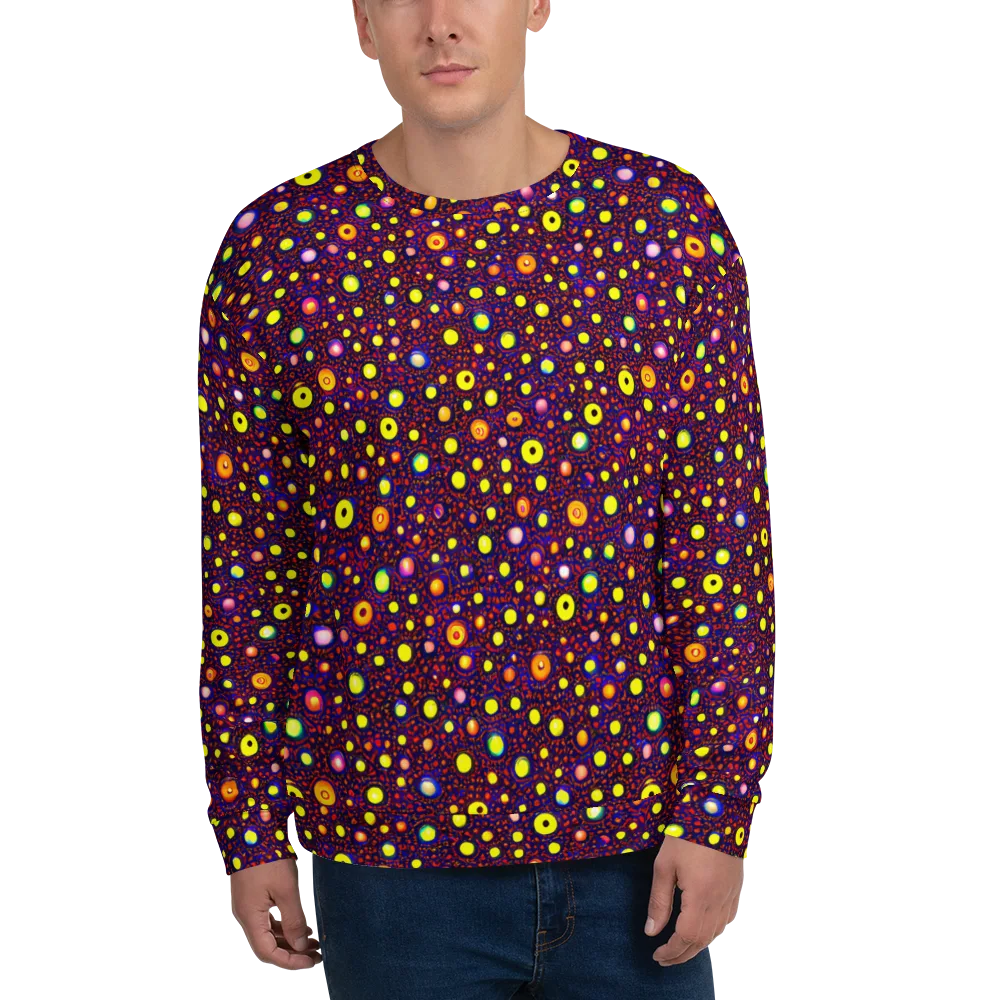 Cosmic Dotscape on Sweatshirt — Front