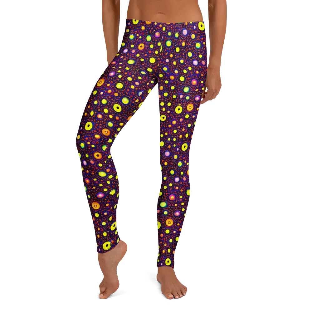 Cosmic Dotscape on Leggings — Front
