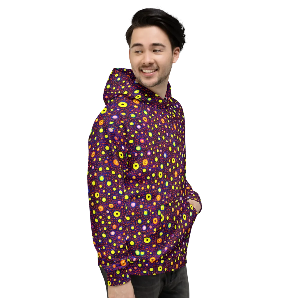 Cosmic Dotscape on Hoodie — Right