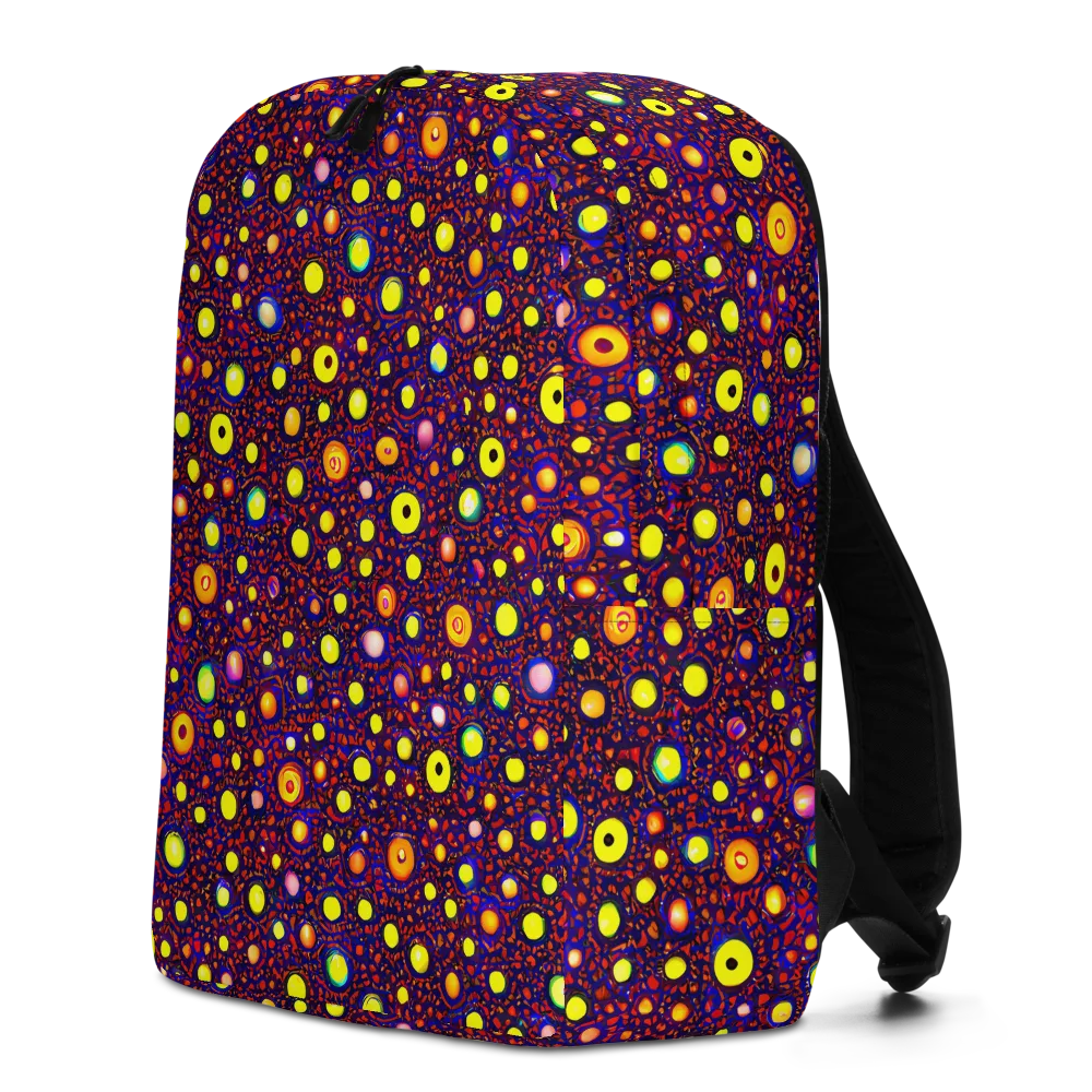 Cosmic Dotscape on Minimalist Backpack — Left