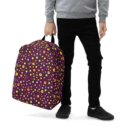 Cosmic Dotscape on a Minimalist Backpack