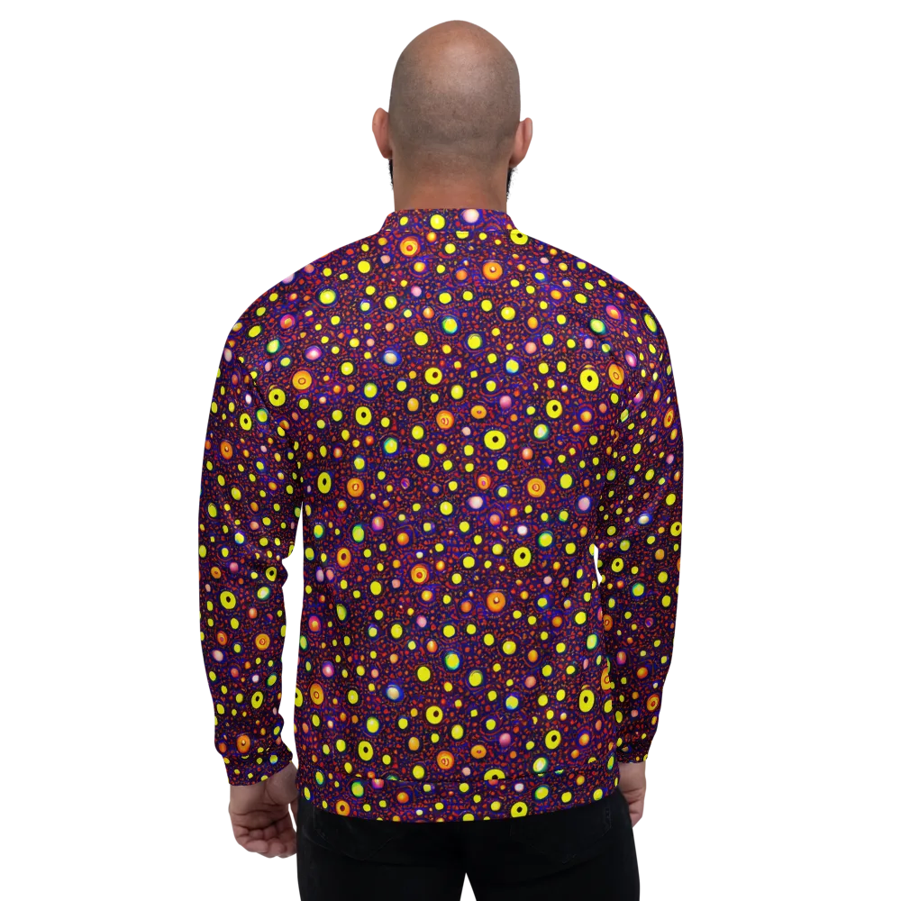 Cosmic Dotscape on Bomber Jacket — Back