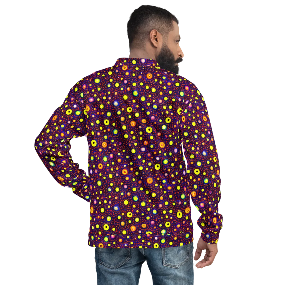 Cosmic Dotscape on Bomber Jacket — Back