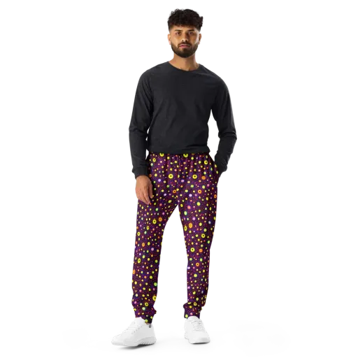 Cosmic Dotscape on a Men's Joggers