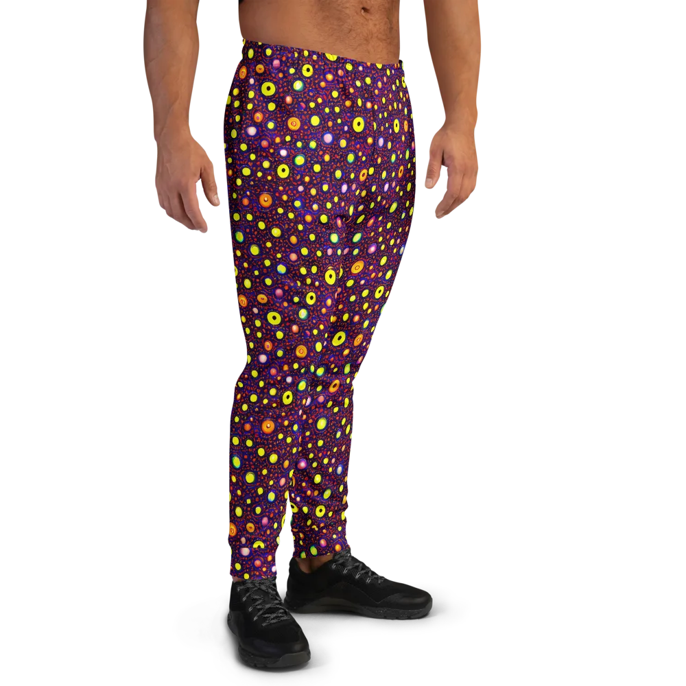 Cosmic Dotscape on Men's Joggers — Right