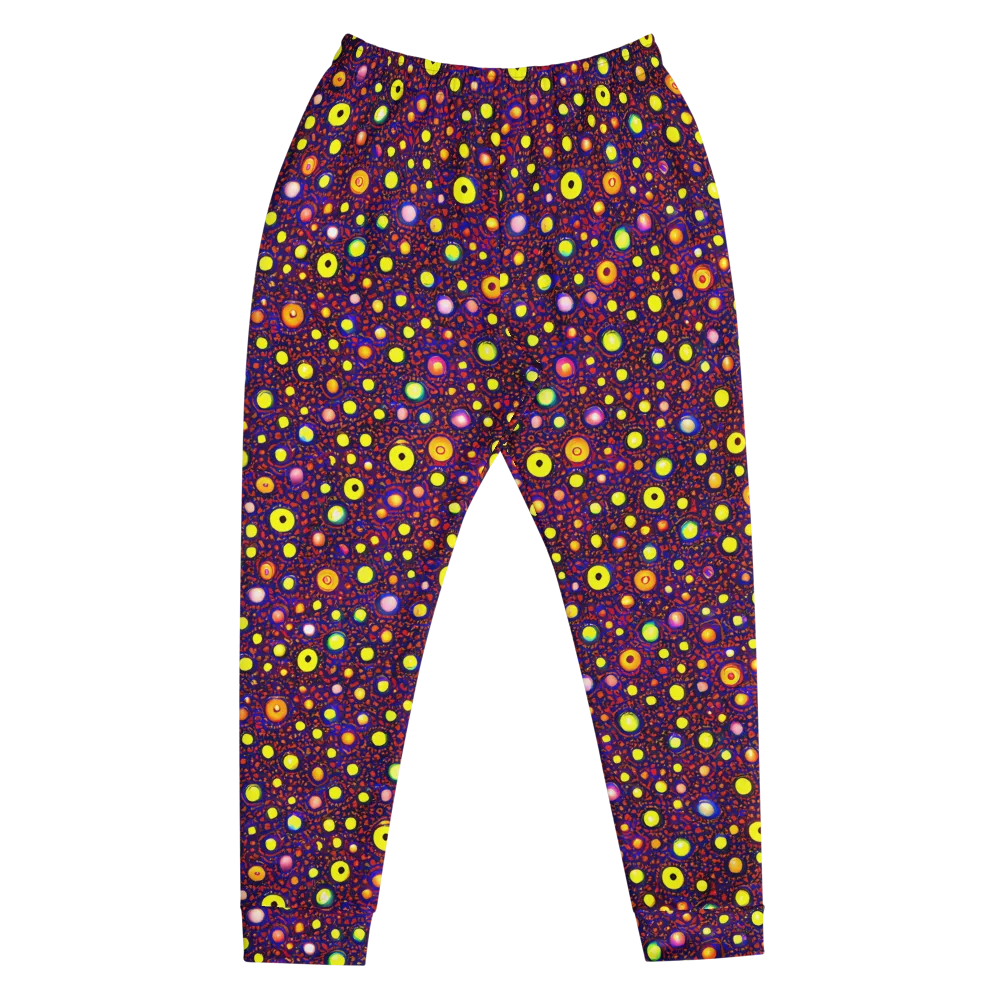 Cosmic Dotscape on Men's Joggers — Front