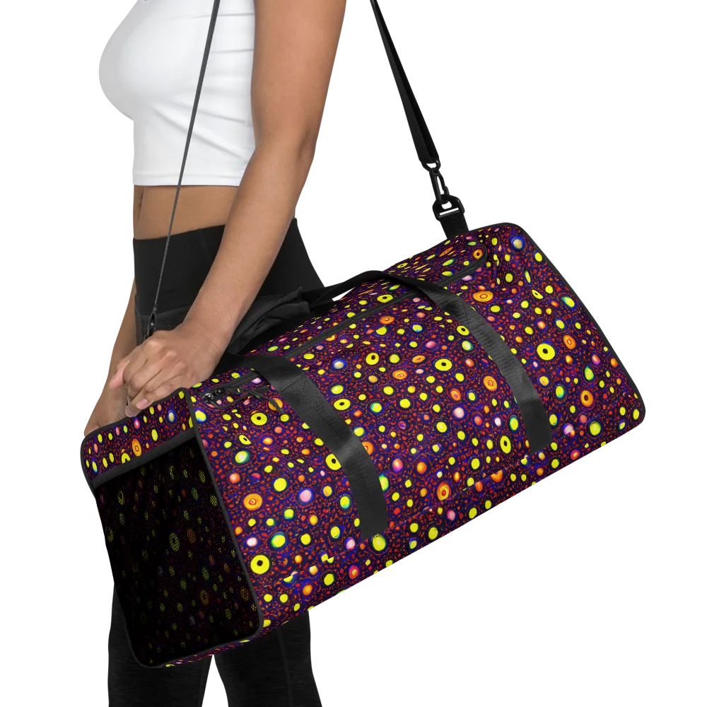 Cosmic Dotscape on Duffle Bag — Front
