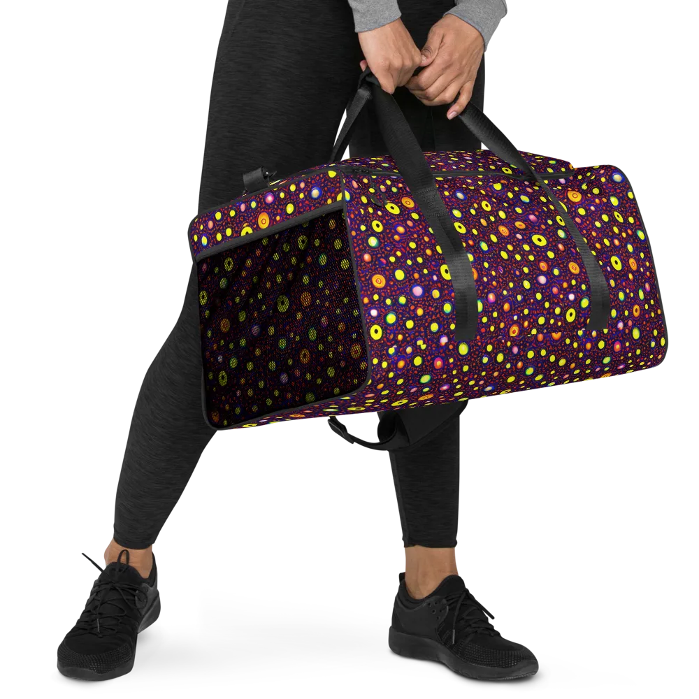 Cosmic Dotscape on Duffle Bag — Right Front