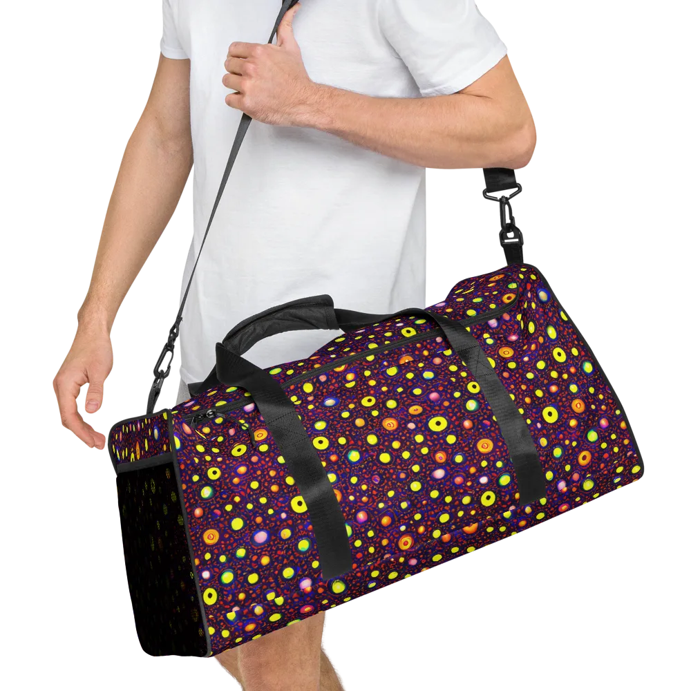 Cosmic Dotscape on Duffle Bag — Right Front