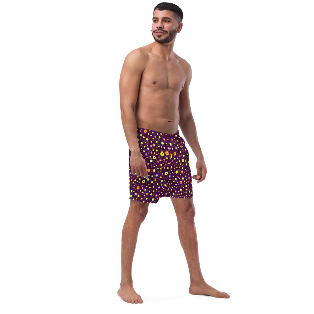 Cosmic Dotscape on Swim Trunks — Right Front