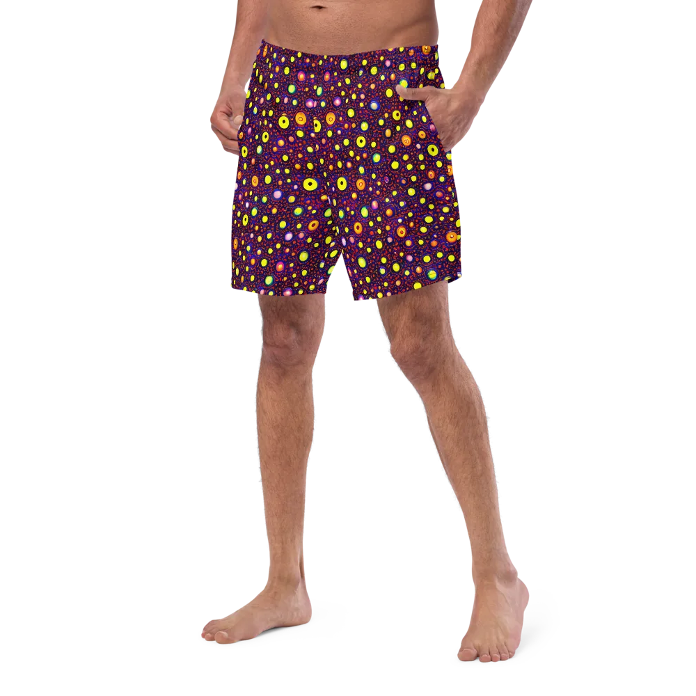 Cosmic Dotscape on Swim Trunks — Left Front
