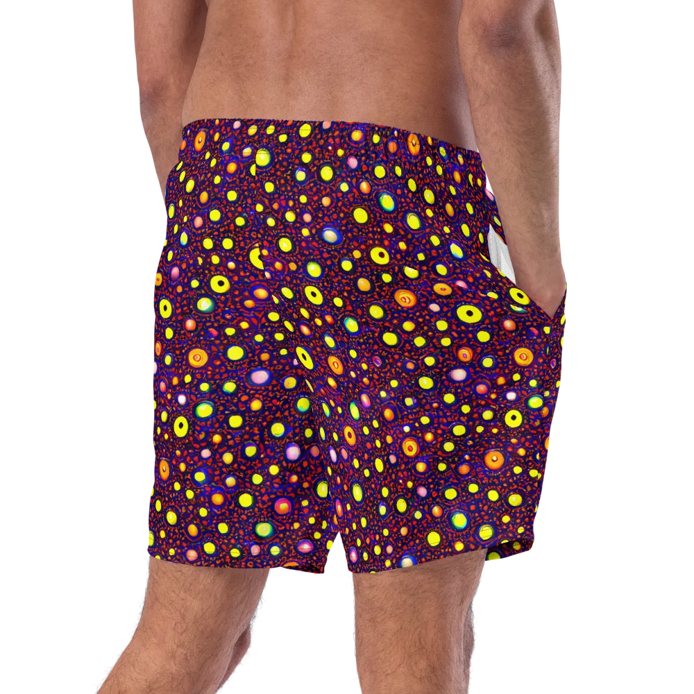 Cosmic Dotscape on Swim Trunks — Right Back