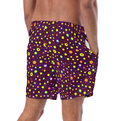 Cosmic Dotscape on a Swim Trunks
