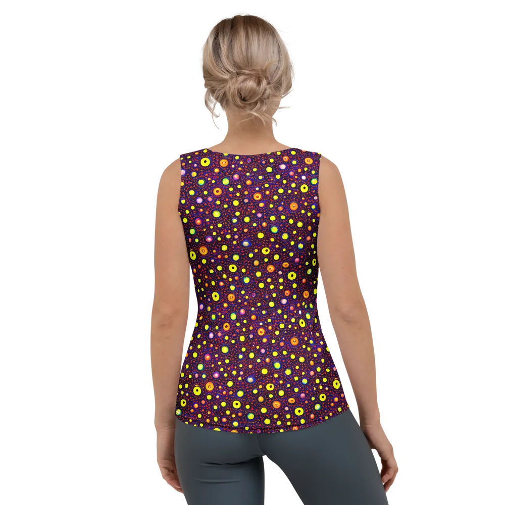 Cosmic Dotscape on Women's Tank Top — Back