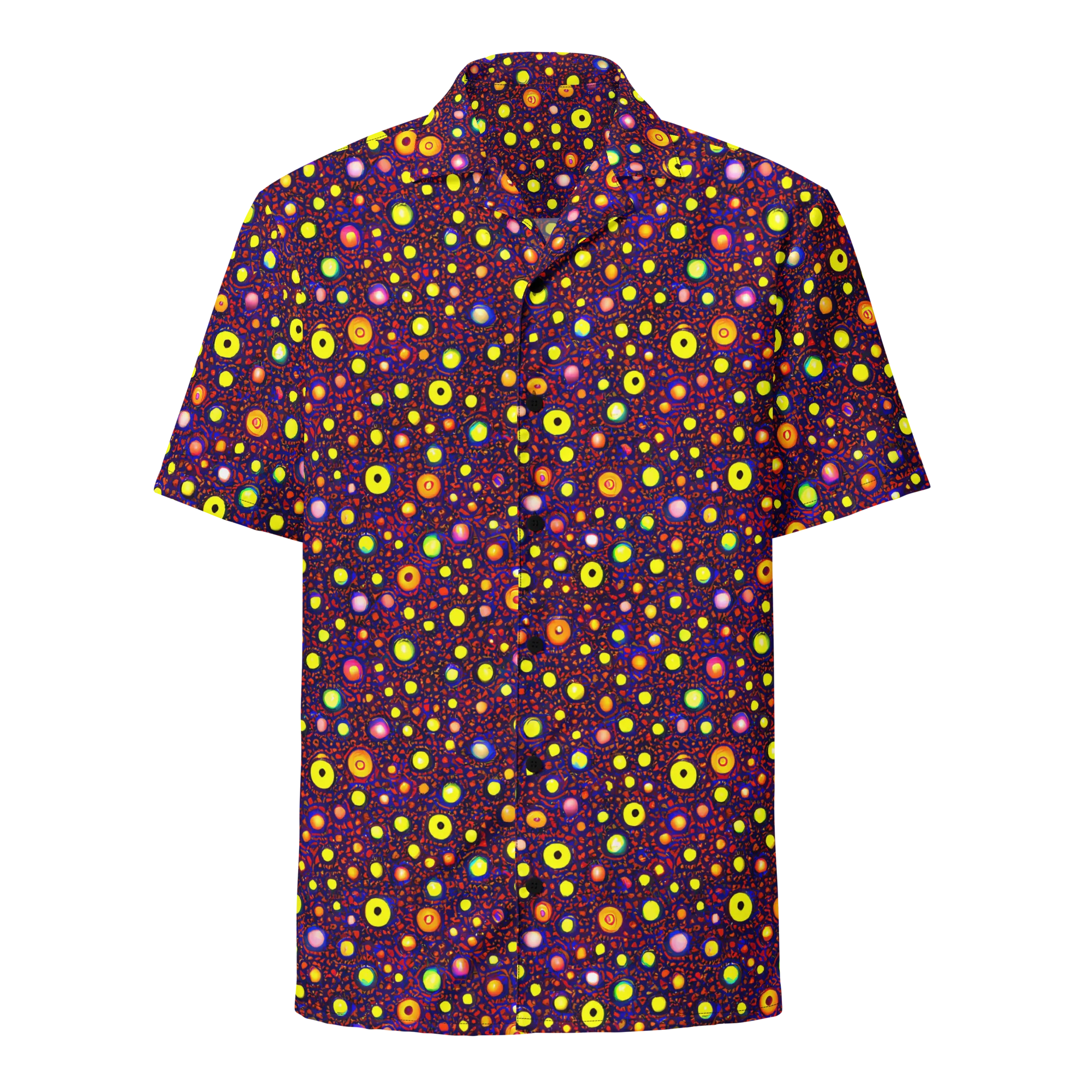 Cosmic Dotscape on Button Shirt — Front