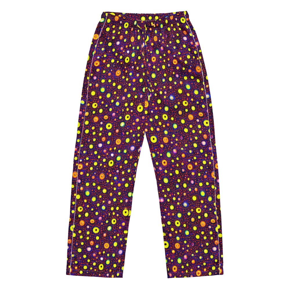 Cosmic Dotscape on Women's Pajama Pants — Front