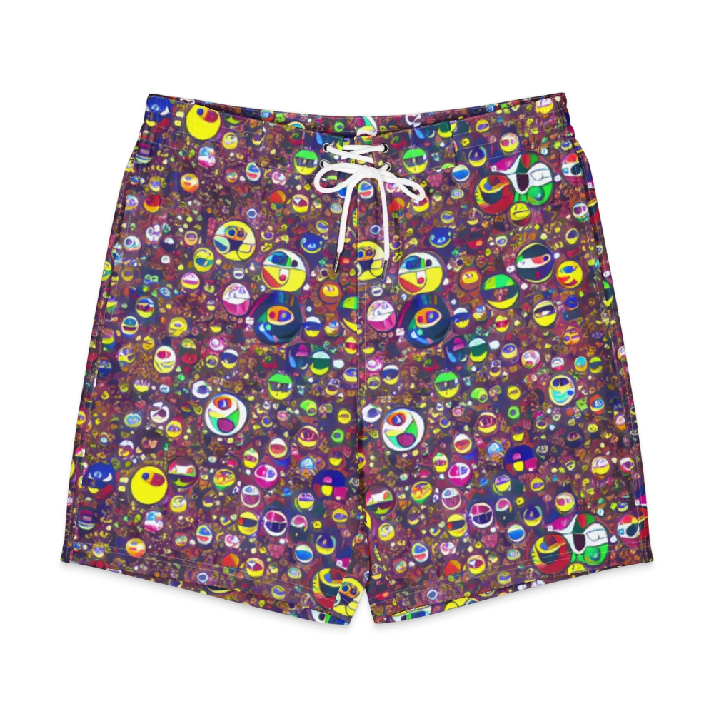 Eyes of Enchantment on Men's Board Shorts — Front