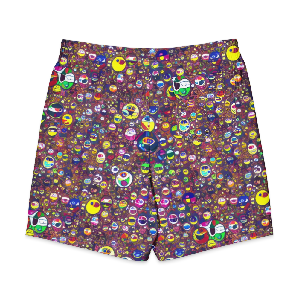 Eyes of Enchantment on Men's Board Shorts — Back