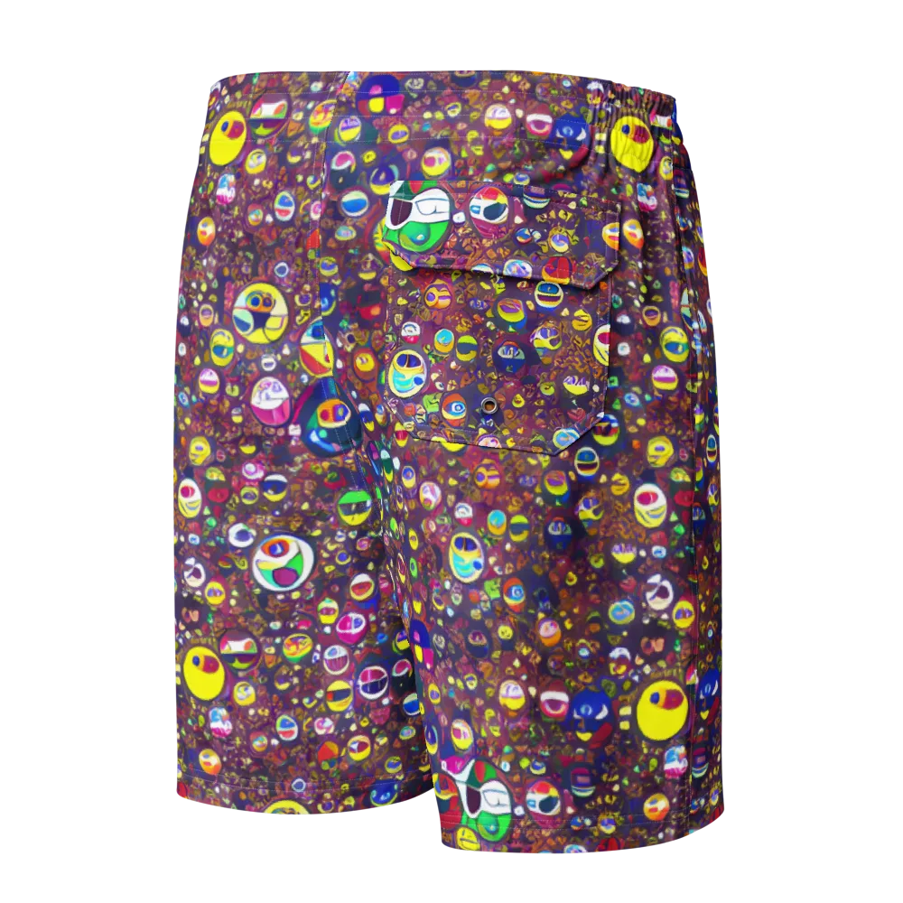 Eyes of Enchantment on Men's Board Shorts — Back