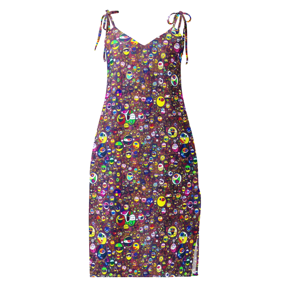 Eyes of Enchantment on Slip Dress — Front