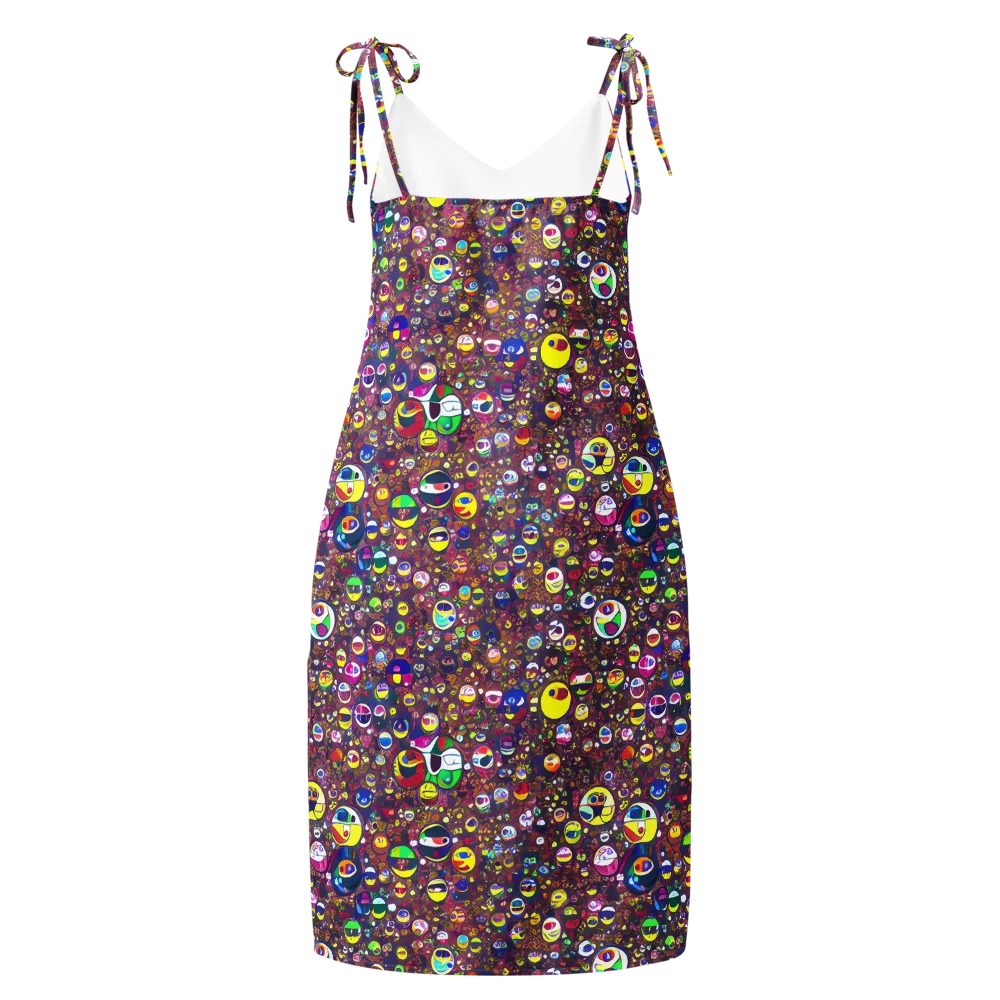 Eyes of Enchantment on Slip Dress — Back