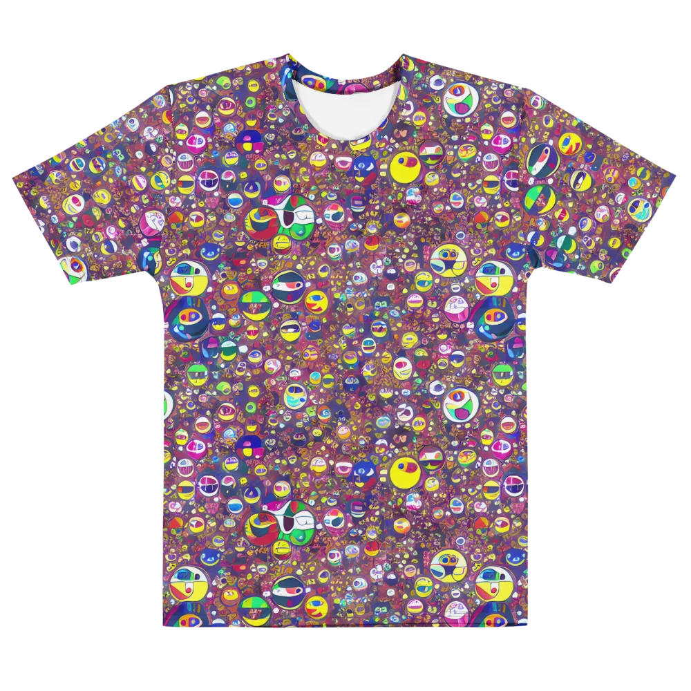 Eyes of Enchantment on Men's Cotton Crew Neck T-Shirt — Front