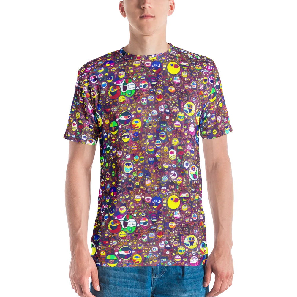 Eyes of Enchantment on Men's Crew Neck T-Shirt — Front