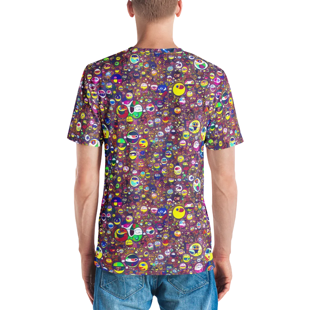 Eyes of Enchantment on Men's Crew Neck T-Shirt — Back