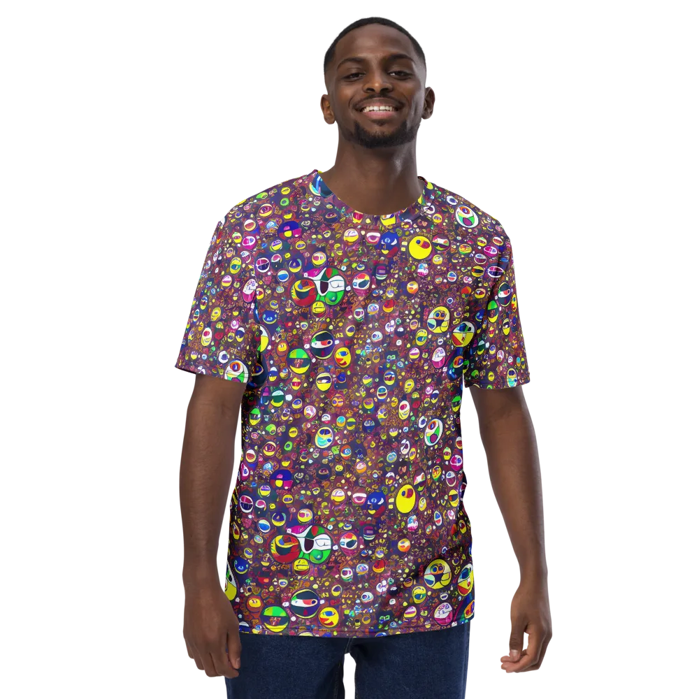 Eyes of Enchantment on Men's Crew Neck T-Shirt — Front