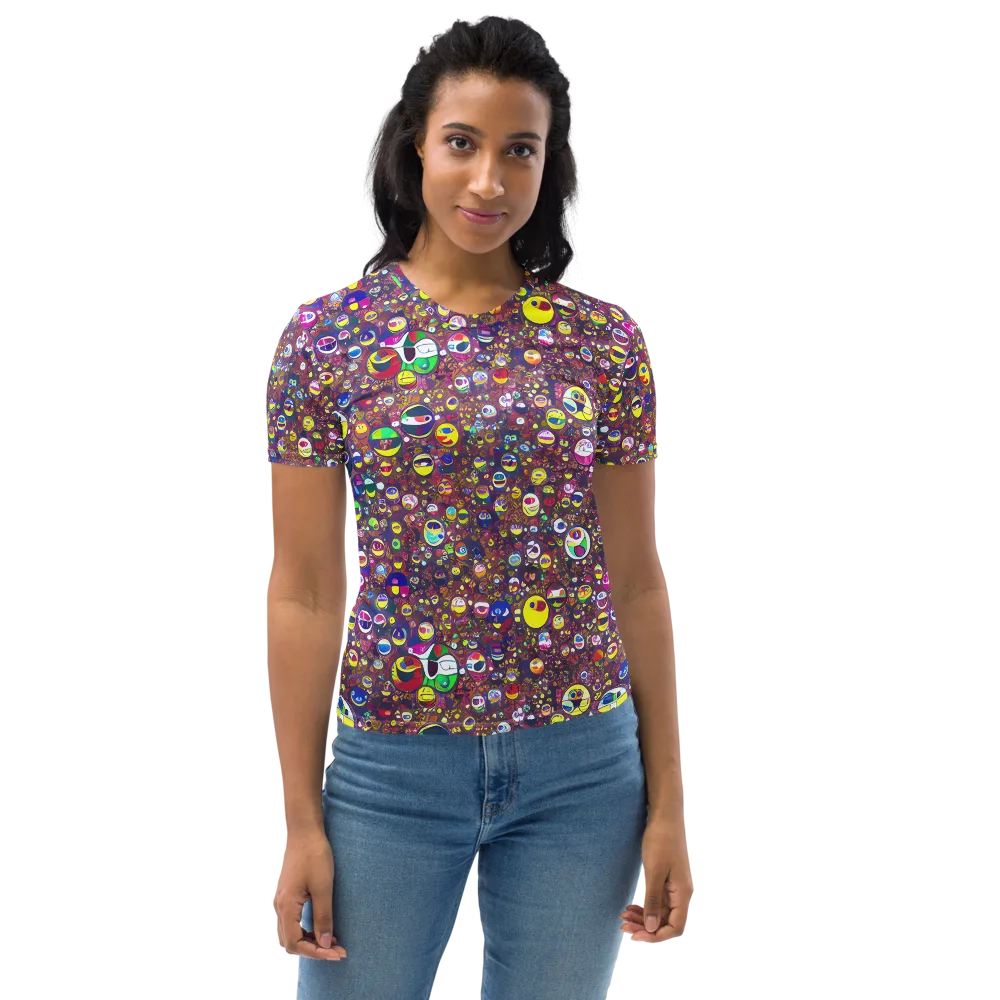 Eyes of Enchantment on Women's Crew Neck T-Shirt — Front