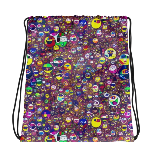 Eyes of Enchantment on a Drawstring Bag