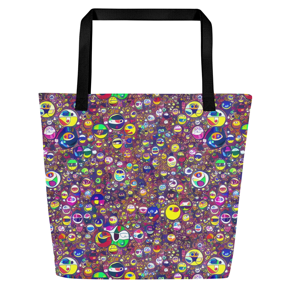Eyes of Enchantment on Large Tote Bag W/ Pocket — Front