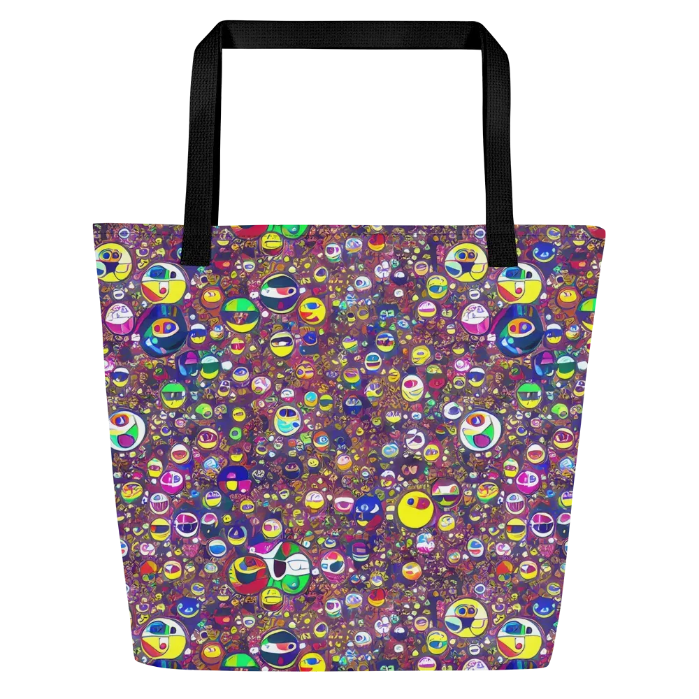 Eyes of Enchantment on Large Tote Bag W/ Pocket — Front