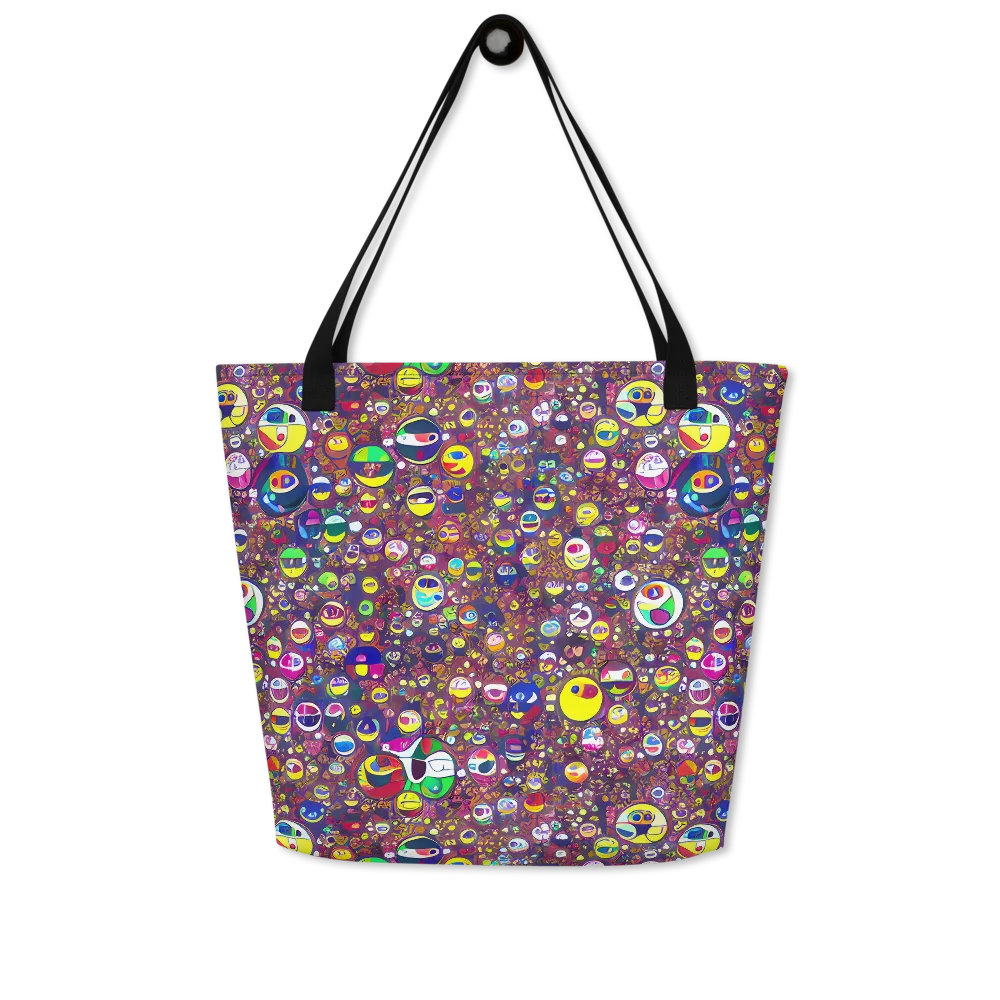 Eyes of Enchantment on Large Tote Bag W/ Pocket — Front