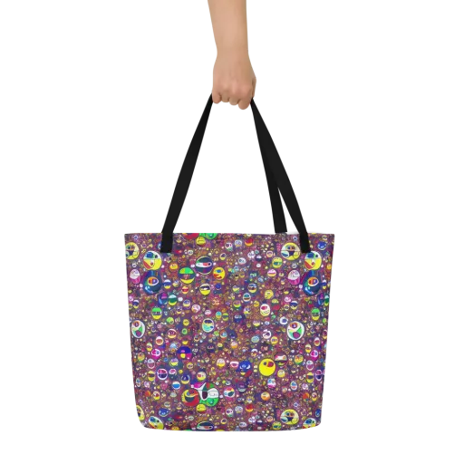 Eyes of Enchantment on a Large Tote Bag W/ Pocket