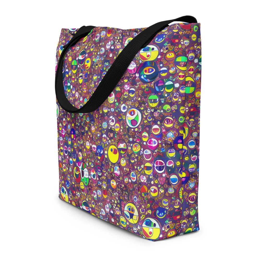 Eyes of Enchantment on Large Tote Bag W/ Pocket — Front