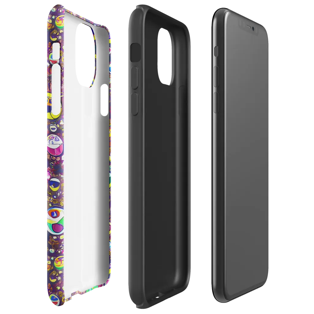 Eyes of Enchantment on Tough Case for iPhone® — Right