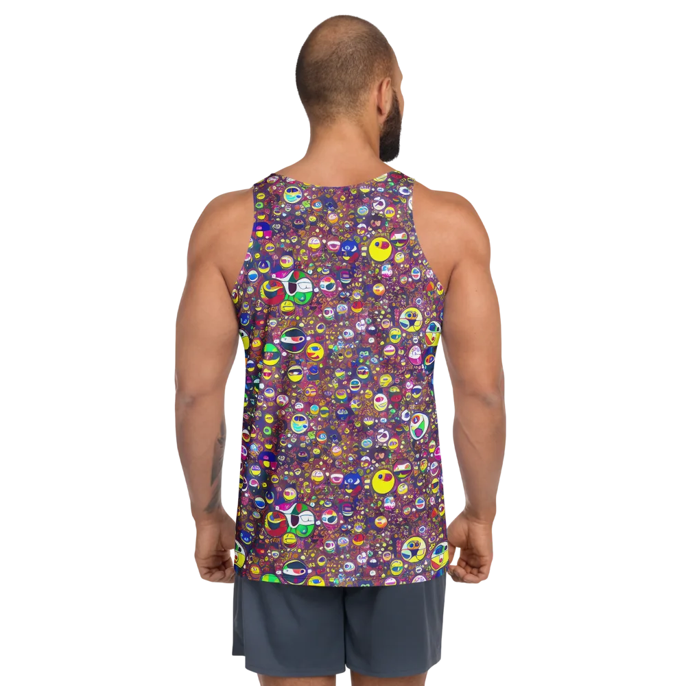 Eyes of Enchantment on Men's Tank Top — Back