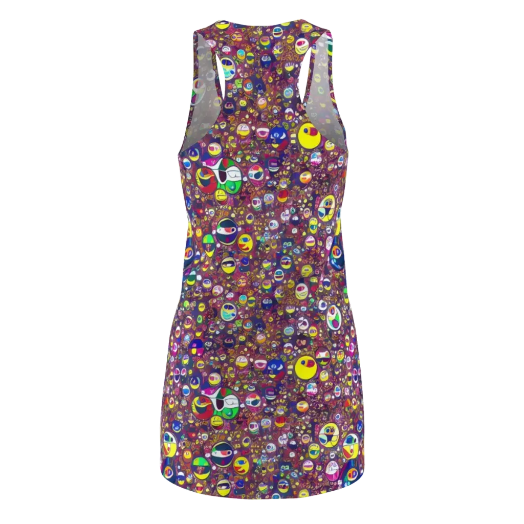 Eyes of Enchantment on Racerback Dress — Back